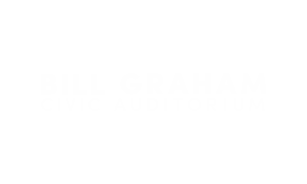 Bill Graham Civic Auditorium - Logo Stacked White